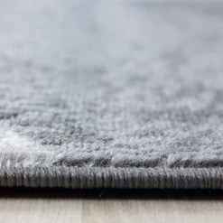 Xrugs Geometric Rug Grey Blue Zig Zag Pattern Carpets Bedroom Floor Modern Chevron Mat