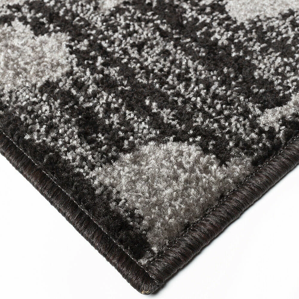 Xrugs Brown Patterned Rug Modern Designer Floral Short Pile Carpet Bedroom Lounge Mats 2 Xrugs Brown Patterned Rug Modern Designer Floral Short Pile Carpet Bedroom Lounge Mats