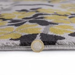 Xrugs Grey Mustard Rug Modern Pattern Yellow Ochre Carpet Small Large Living Room Mats