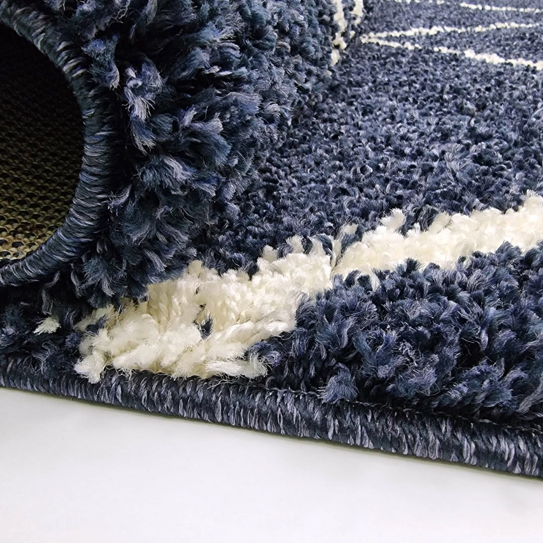 Xrug Shaggy Rug Navy Blue Fluffy Soft Thick Large Small Dimaond Carpet For Living Room Bedroom 3 Xrug Shaggy Rug Navy Blue Fluffy Soft Thick Large Small Dimaond Carpet For Living Room Bedroom