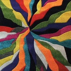 Xrugs Modern Multicoloured Rugs Contour Cut Pattern Living Room Floor Mats Small Large