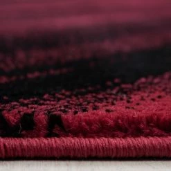 Xrugs Modern Rug Red Black Abstract Pattern Carpet Bedroom Runner Mats Small Large XL