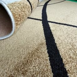 Xrugs Cream Yellow Gold Rug Living Room Bedroom Rugs Carpets Soft Short Pile Contemporary Woven Mat