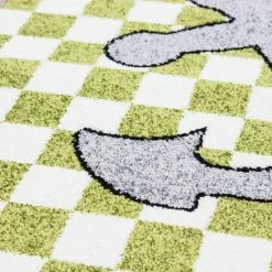 Xrugs Kids Rug Beige Green Red Childrens Play Mats Nautical Theme Boys Bedroom Carpet