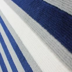 Xrugs Rug For Living Room Blue Grey Striped Pattern Carpet Small Large Modern Area Mat