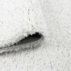 Xrugs Cream Fluffy Rug Deep Pile Shaggy New Modern Mat Small X Large Round Room Carpet