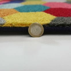 Xrugs Modern Multi Coloured Rug Large Geometric Mottled Pattern Floor Mat Bedroom Area Carpet