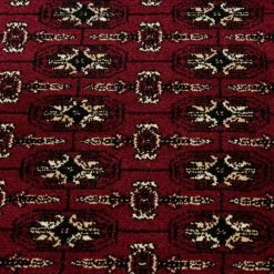 Xrugs Red Oriental Rug Thick Soft Woven Traditional Carpet Extra Large Small Living Room Bedroom Mat