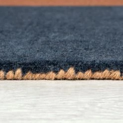 Xrugs Modern Rug Geometric Navy Blue Beige Teraccota Large Small Thick Carpet Area Mat