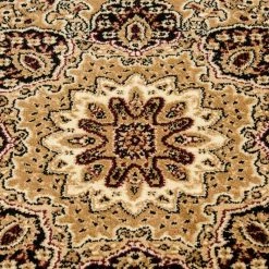 Xrugs Beige Oriental Rug Thick Soft Floral Traditional Rug Carpet Extra Large Small Living Room Bedroom Mat Modern