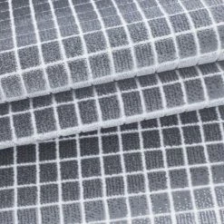 Xrugs Modern Grey Rug Geometric Pattern Check Mat Small X Large Bedroom Hallway Carpet