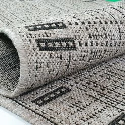 Xrugs Modern Grey Rug Flat Weave Jute Look Sisal Look Rug Carpet Runner Floor Mat Small Large New Kitchen