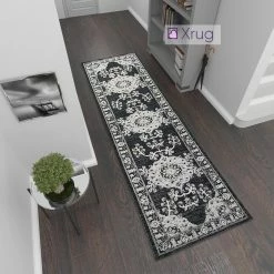 Xrugs Cotton Rugs Black Oriental Rug Cotton Washable Rugs Runners Grey Oriental Traditional Pattern Large Small Flat Weave Carpet 27 Xrugs Cotton Rugs Black Oriental Rug Cotton Washable Rugs Runners Grey Oriental Traditional Pattern Large Small Flat Weave Carpet