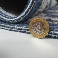 Xrugs Cotton Rug Machine Washable Navy Blue Grey Oriental Pattern Flat Weave Carpet Runner Large Small