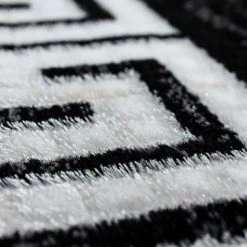 Xrugs Black And White Rug Modern Greek Style Border Mats Small Large Room Floor Hall Carpet 9 Xrugs Black And White Rug Modern Greek Style Border Mats Small Large Room Floor Hall Carpet