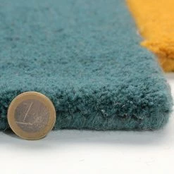 Xrug Mulitcoloured Wool Rug Thick Geometric New Carpet Bright Living Room Bedroom Mat Modern