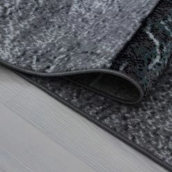 Xrugs Modern Rugs Grey Blue 3D Effect Pattern Mats Bedroom Floor Carpet Small Large XL