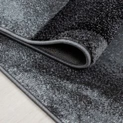 Xrugs Modern Geometric Rug Red Black Grey Diamond Pattern Mat Dining Room Area Mat New