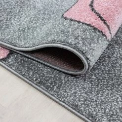 Xrug Childrens Rugs Kids Star Grey Pink Nursery Carpets Baby Room Playroom Round Mat 10 Xrug Childrens Rugs Kids Star Grey Pink Nursery Carpets Baby Room Playroom Round Mat