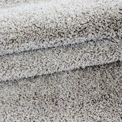 Xrugs Round Fluffy Rug New Modern Beige Deep Pile Shaggy Mat Runner Room Floor Carpets 7 Xrugs Round Fluffy Rug New Modern Beige Deep Pile Shaggy Mat Runner Room Floor Carpets