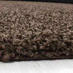 Xrugs Modern Shaggy Rugs Brown Fluffy High Pile Carpet Bedroom Round Floor Mat Small Large XL 8 Xrugs Modern Shaggy Rugs Brown Fluffy High Pile Carpet Bedroom Round Floor Mat Small Large XL