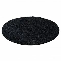 Xrugs Shaggy Rug Dark Grey Anthracite Fluffy Carpet Extra Large Small Circle Round Mat For Living Room Bedroom