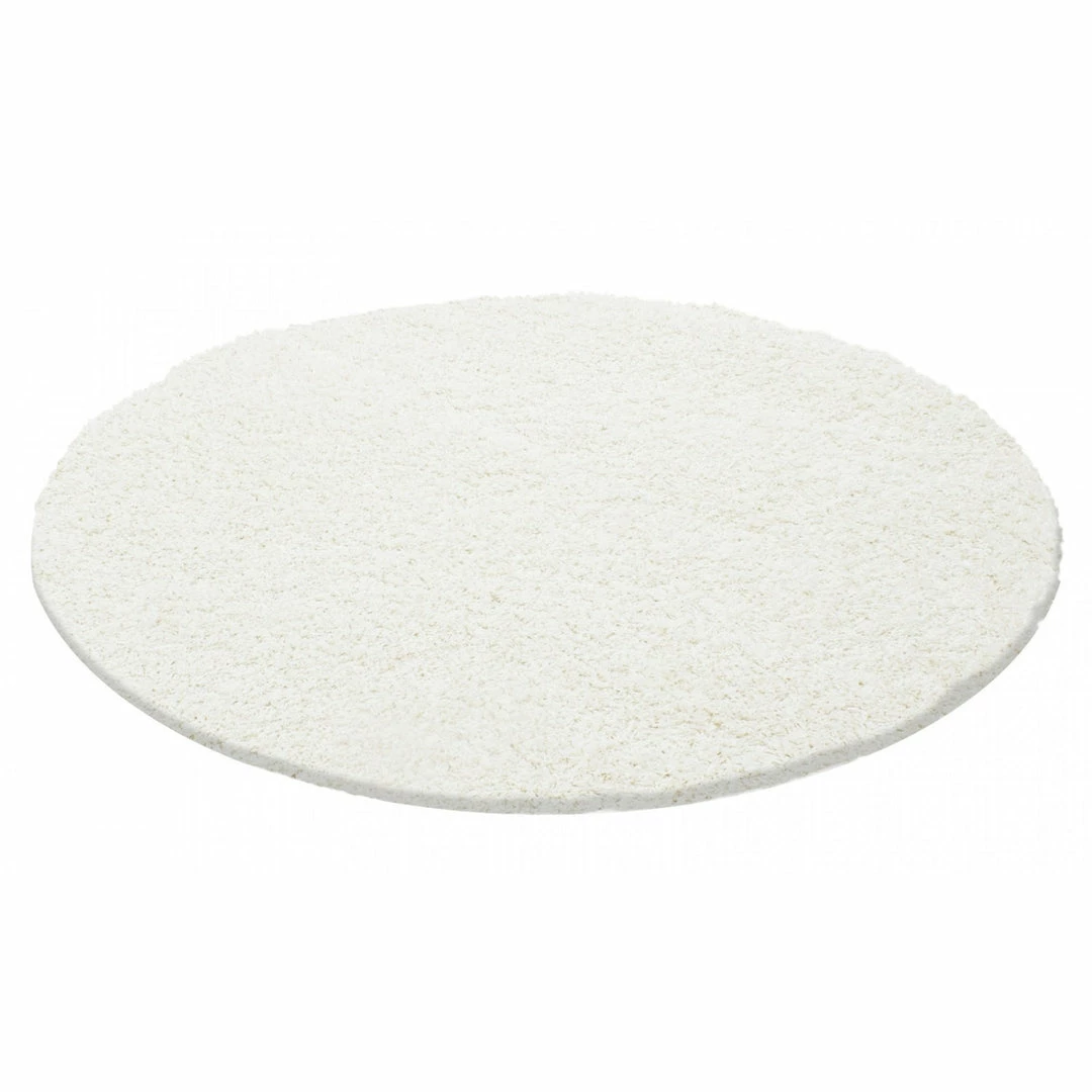 Xrugs Modern White Cream Shaggy Rug 50mm Long Pile Fluffy Carpet Extra Large Small Circle Round Mat For Living Room Bedroom 6 Xrugs Modern White Cream Shaggy Rug 50mm Long Pile Fluffy Carpet Extra Large Small Circle Round Mat For Living Room Bedroom