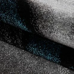 Xrugs Modern Rug Black Grey Bue Abstract Pattern Carpet Small X Large Bedroom Hall Mat