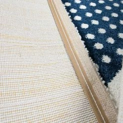 Xrugs Elephant Rug Blue Kids Bedroom Baby Nursery Carpets Childrens Animal Unisex Mat