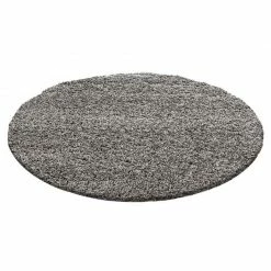 Xrugs Fluffy Shaggy Rug Taupe Plain Long Pile Carpet Small Large Living Room Mats Modern