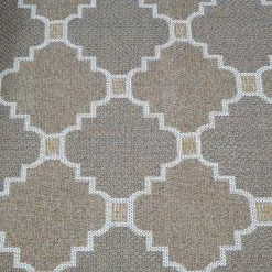 Xrugs Cotton Rugs Cotton Rug Trellis Brown Beige Taupe Small Extra Large Runner Flatweave Carpet Rug Washable Woven Mat