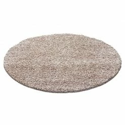Xrugs Fluffy Rug Plain Beige Shaggy Pile New Modern Carpet Bedroom Mat Small Large XL