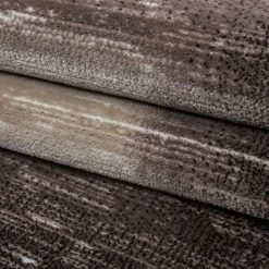 Xrugs Modern Rug Brown And Beige Border Design Mat Runner Lounge Carpet Small Large XL