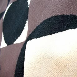 Xrugs Geometric Rug Chocolate Brown Black Checkered Mat Small Large Room Floor Carpets