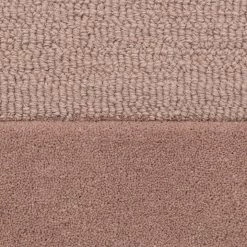 Xrugs Modern Dusky Pink Rug Geometric Dusty Plain Circle Pattern Woven Carpet Large Small Mat