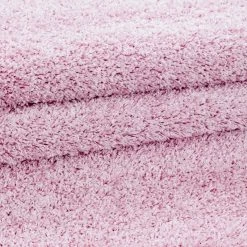 Xrugs Pink Fluffy Rug Modern Deep Pile Shaggy Carpet Plain Living Room Floor Area Mat 9 Xrugs Pink Fluffy Rug Modern Deep Pile Shaggy Carpet Plain Living Room Floor Area Mat