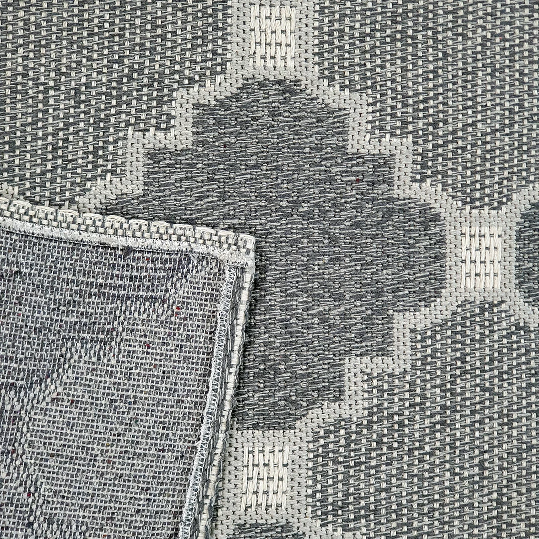 Xrugs Grey Trellis Rug 100% Cotton Large Small XL Rug Runner Washable Flat Weave Carpet Mat Cotton Rugs 5 Xrugs Grey Trellis Rug 100% Cotton Large Small XL Rug Runner Washable Flat Weave Carpet Mat Cotton Rugs