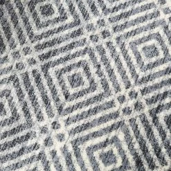 Xrugs Modern Cream And Grey Rug Aztec Patterned Woven Soft Carpet Small Large Bedroom Living Room Rug Floor Area Mat