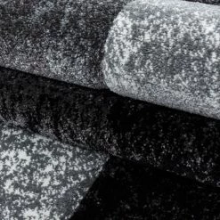 Xrugs Check Rug New Modern Black And Grey Geometric Pattern Carpet Room Floor Hall Mat