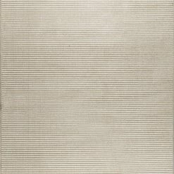 Xrugs Modern Pattern Rug Striped Beige White Microfiber Soft Pile Mat Bedroom Carpets