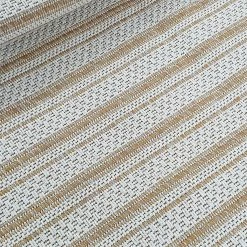 Xrugs Cotton Rug Yellow Mustard Cream Striped Small Large Runner Washable Living Room Bedroom Flat Woven Carpet Area Mat Cotton Rugs