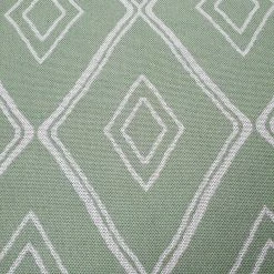 Xrugs Green Cotton Rug Large Small Dimond Patterned Rug Runner Pastel Light Green Carpet Living Room Bedroom Mat Flatweave Washable Rug Cotton Rugs