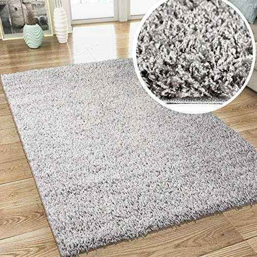 Xrugs Modern Fluffy Rug Silver Grey Shaggy Long Pile Woven Carpet Mat For Living Room Or Bedroom 1 Xrugs Modern Fluffy Rug Silver Grey Shaggy Long Pile Woven Carpet Mat For Living Room Or Bedroom