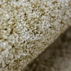 Xrugs Modern Border Design Rug Brown Beige Thick Pile Woven Carpet Mat For Living Room & Bedroom