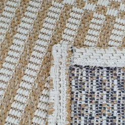 Xrugs Cotton Rugs Small Extra Large Runners Mustard Yellow Cream White Washable Flat Weave Carpets Striped Woven Area Mats