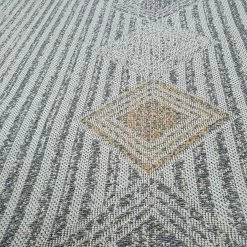 Xrugs Grey Rug Modern Shabby Chick Pattern 100% Cotton Small Large XL Washable New Mat Flat Weave Rugs Stirped Diamond Design 18 Xrugs Grey Rug Modern Shabby Chick Pattern 100% Cotton Small Large XL Washable New Mat Flat Weave Rugs Stirped Diamond Design