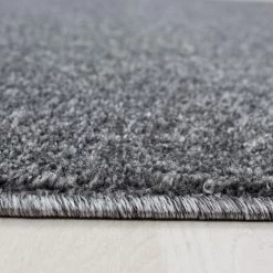 Xrugs Grey Rug Modern Plain Bedroom Floor Carpet Small Extra Large Woven Runner Mats
