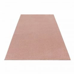 Xrugs Blush Pink Rug Modern Design Carpet Woven Plain Large Small Runner Bedroom Mat