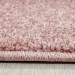 Xrugs Blush Pink Rug Modern Design Carpet Woven Plain Large Small Runner Bedroom Mat