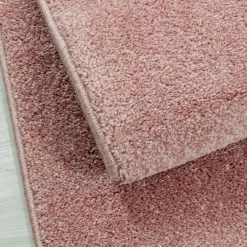 Xrugs Blush Pink Rug Modern Design Carpet Woven Plain Large Small Runner Bedroom Mat